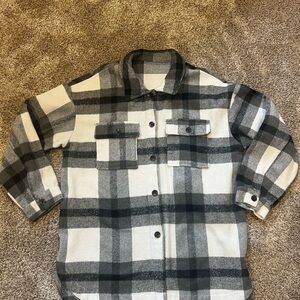 Women’s Flannel Button-Up Shirt